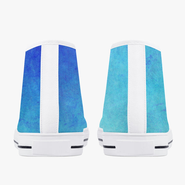 179. Classic High-Top Canvas Shoes - White/Black
