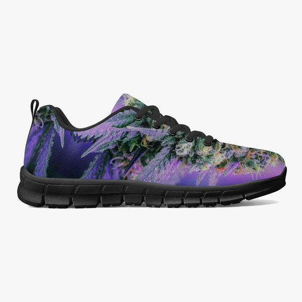 DIXL Purple Haze Classic Lightweight Mesh Sneakers - White/Black