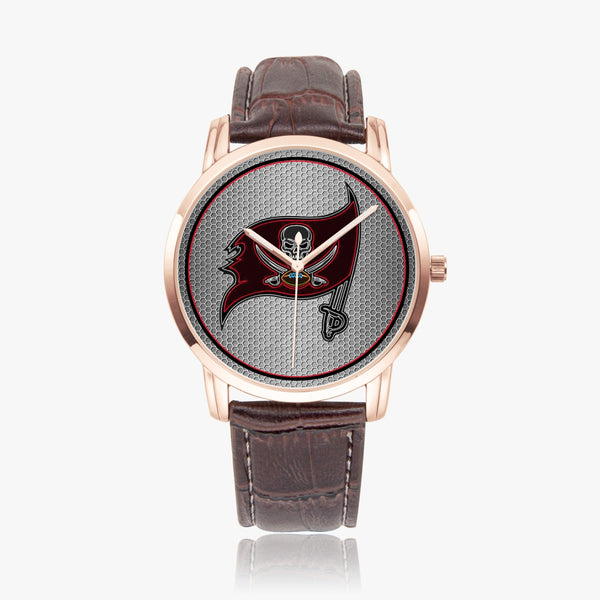 Skull Flag Neon Ring Wide Type Quartz watch