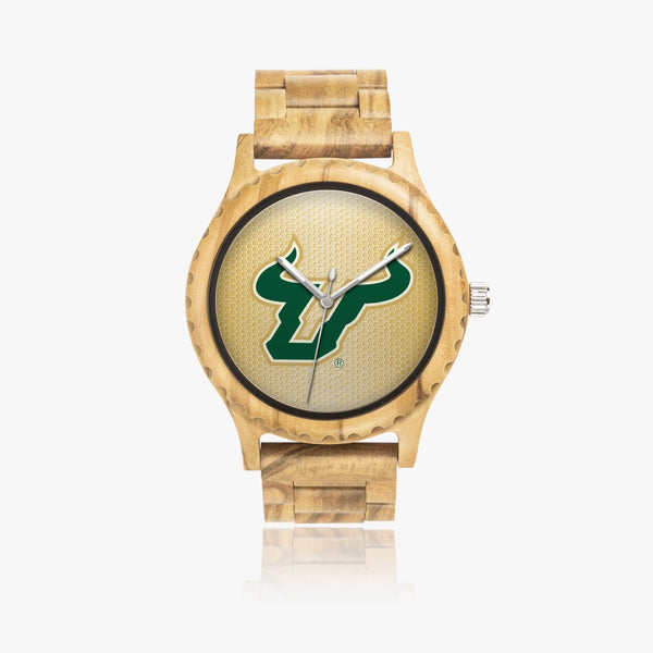 Bulls Horns Honeycomb Italian Olive Lumber Wooden Watch