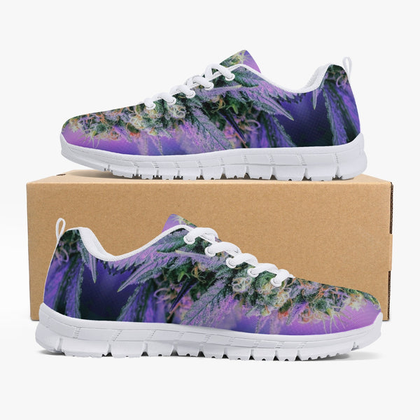 DIXL Purple Haze Classic Lightweight Mesh Sneakers - White/Black