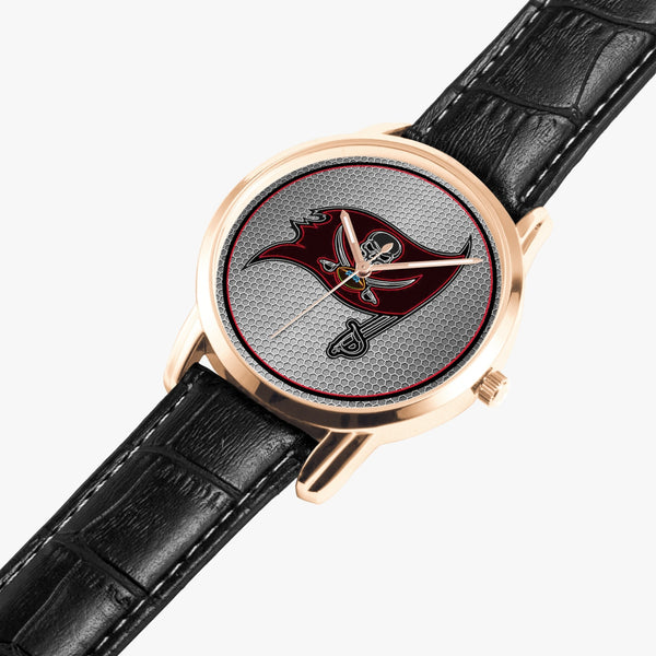 Skull Flag Neon Ring Wide Type Quartz watch
