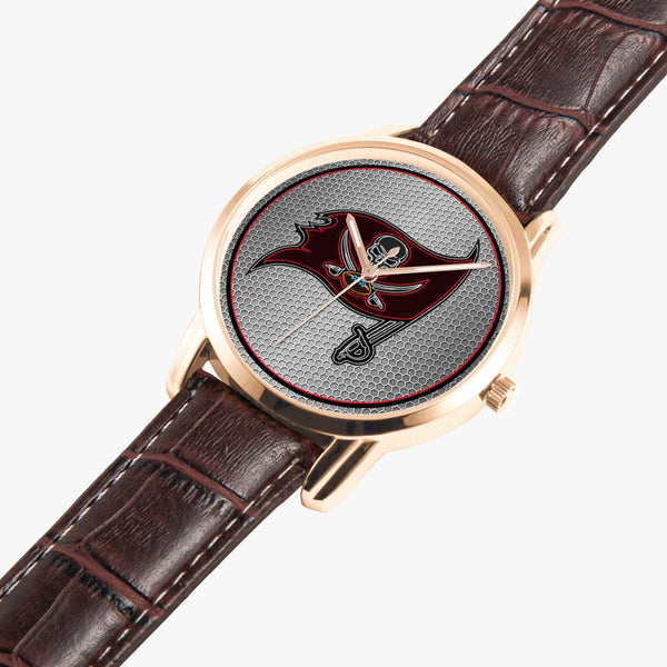 Skull Flag Neon Ring Wide Type Quartz watch