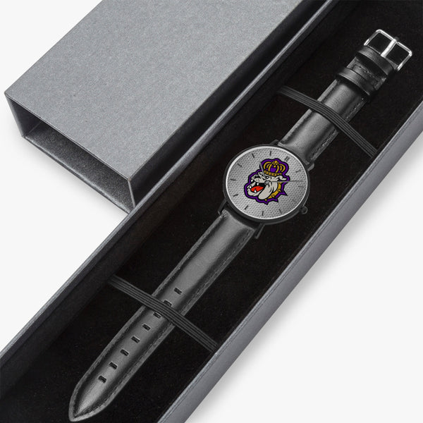 DukeDog Hexomesh Leather Strap Quartz Watch