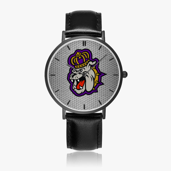 DukeDog Hexomesh Leather Strap Quartz Watch
