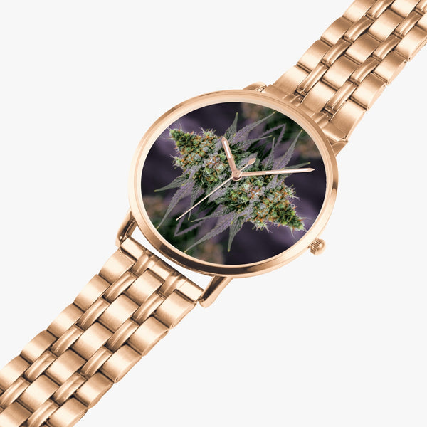 DIXL Green Grapes Steel Strap Quartz watch