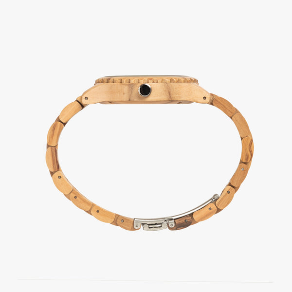 Bulls Horns Honeycomb Italian Olive Lumber Wooden Watch