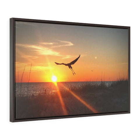 "Take Flight" Framed Premium Gallery Wrap Canvas