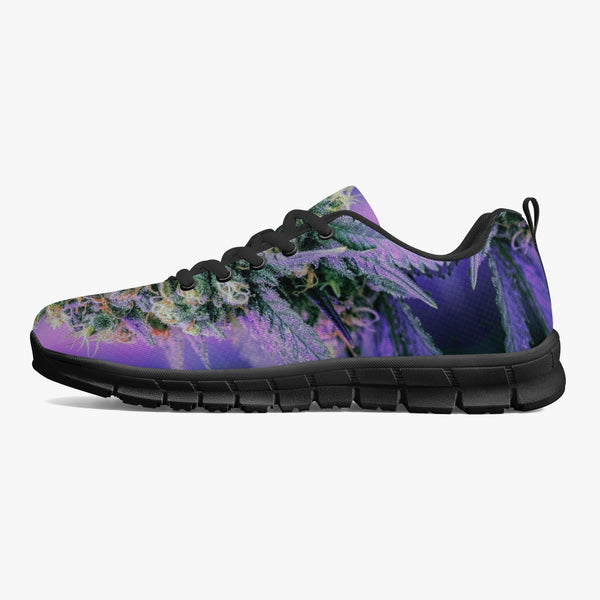 DIXL Purple Haze Classic Lightweight Mesh Sneakers - White/Black