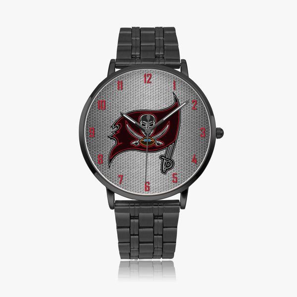 Skull Flag Neon Hexomesh Steel Strap Quartz watch