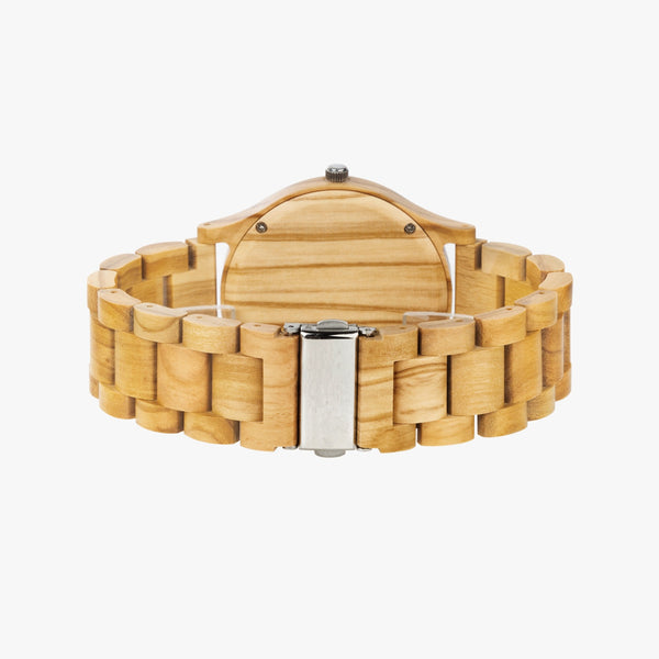 Bulls Horns Honeycomb Italian Olive Lumber Wooden Watch