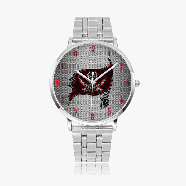 Skull Flag Neon Hexomesh Steel Strap Quartz watch