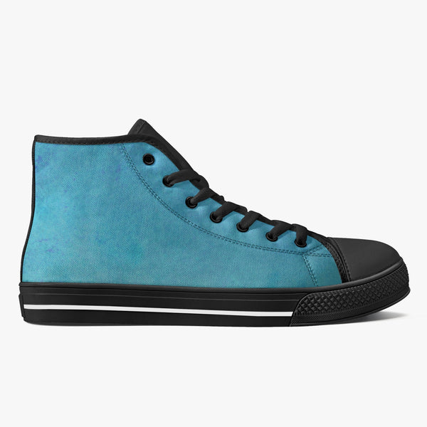 179. Classic High-Top Canvas Shoes - White/Black