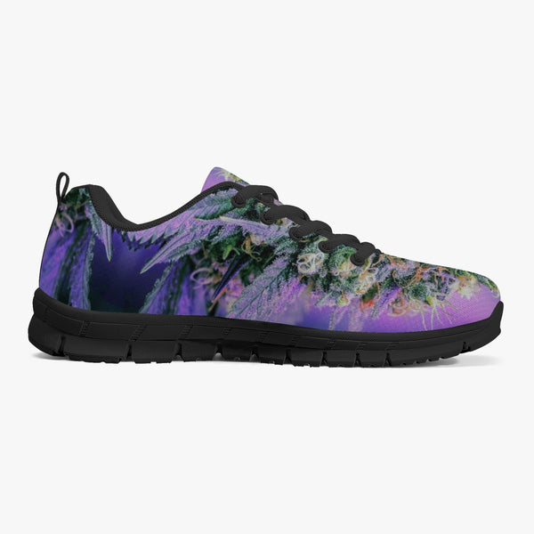DIXL Purple Haze Classic Lightweight Mesh Sneakers - White/Black