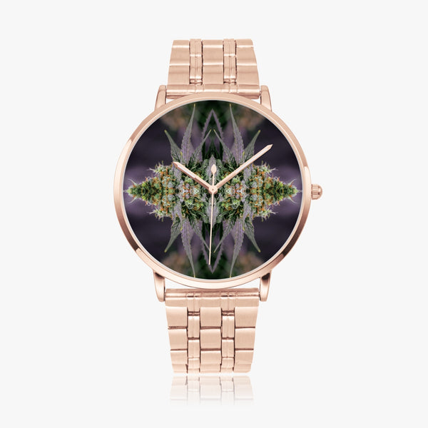 DIXL Green Grapes Steel Strap Quartz watch