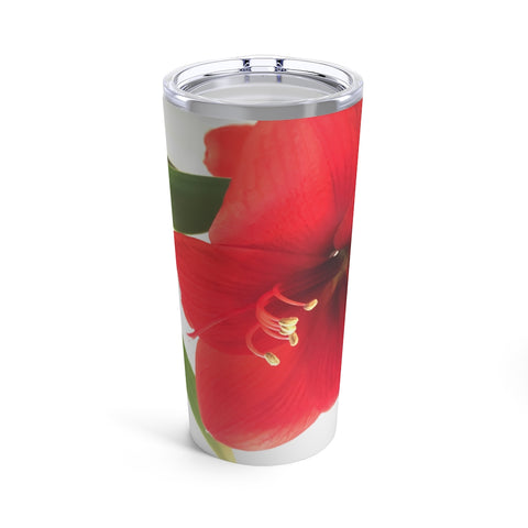 "Amaryllis Kiss" Tumbler 20oz