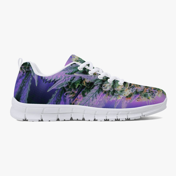 DIXL Purple Haze Classic Lightweight Mesh Sneakers - White/Black