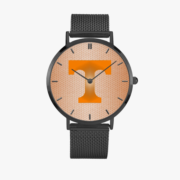 BigT Hexomesh Orange Stainless Steel Quartz Watch