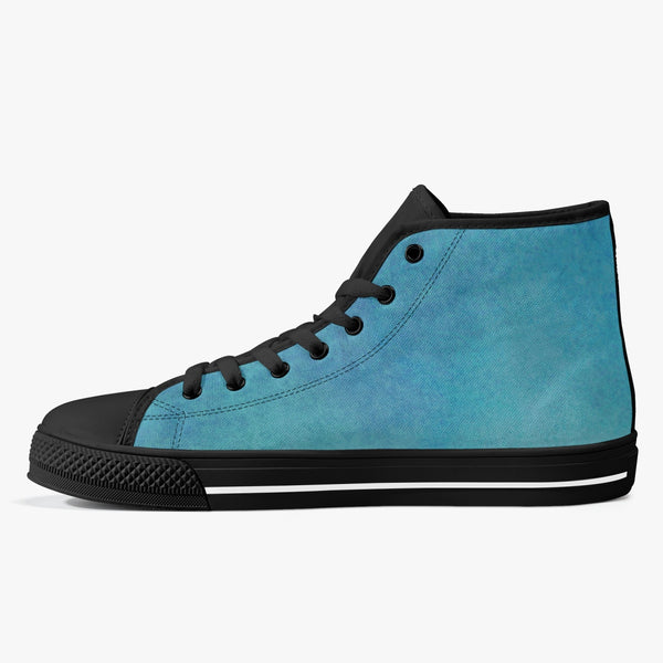 179. Classic High-Top Canvas Shoes - White/Black