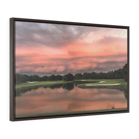 "Fazio's Sunset" Framed Premium Gallery Wrap Canvas