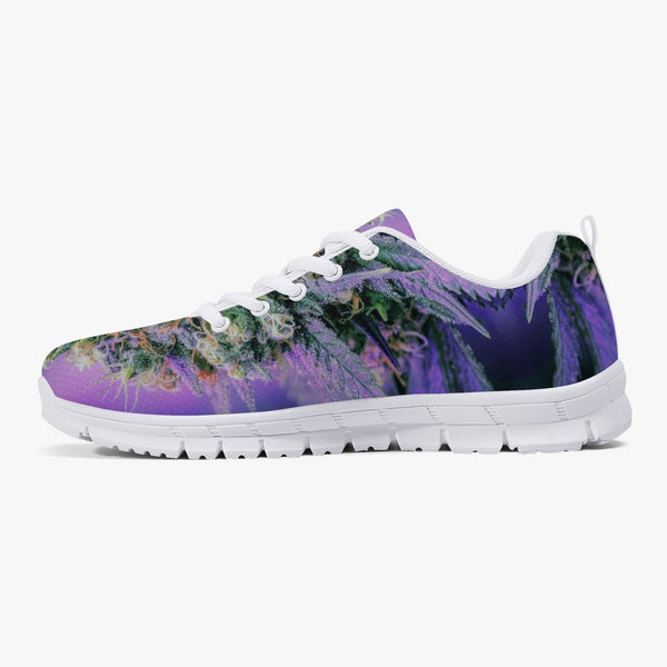 DIXL Purple Haze Classic Lightweight Mesh Sneakers - White/Black
