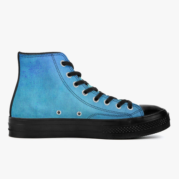 286. New High-Top Canvas Shoes - Black