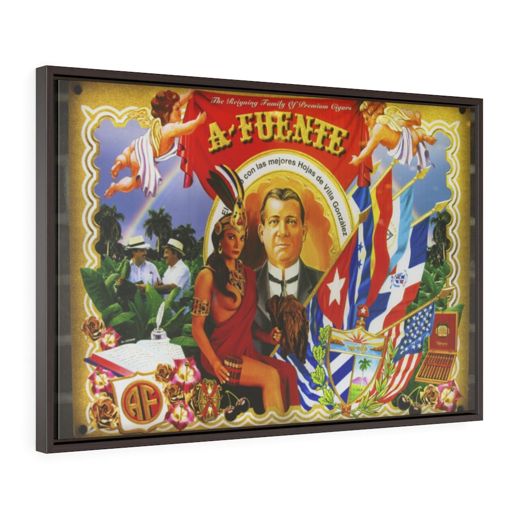A-Fuente Lady Framed Premium Gallery Wrap Canvas