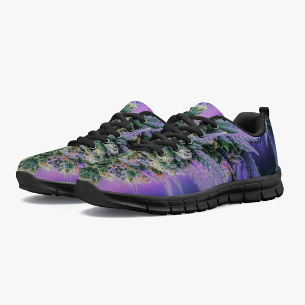 DIXL Purple Haze Classic Lightweight Mesh Sneakers - White/Black