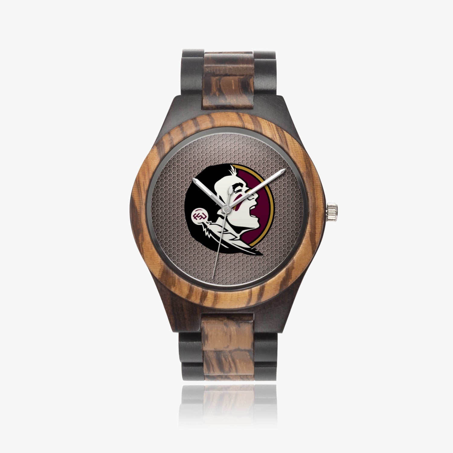 Indianhead Hexomesh Indian Ebony Wooden Watch