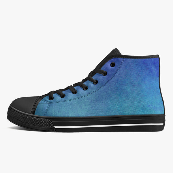 179. Classic High-Top Canvas Shoes - White/Black