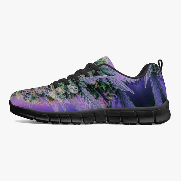 DIXL Purple Haze Classic Lightweight Mesh Sneakers - White/Black