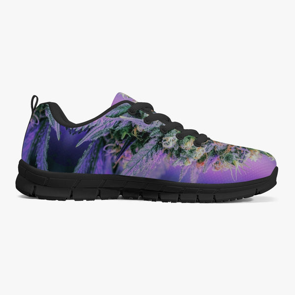 DIXL Purple Haze Classic Lightweight Mesh Sneakers - White/Black