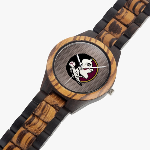 Indianhead Hexomesh Indian Ebony Wooden Watch