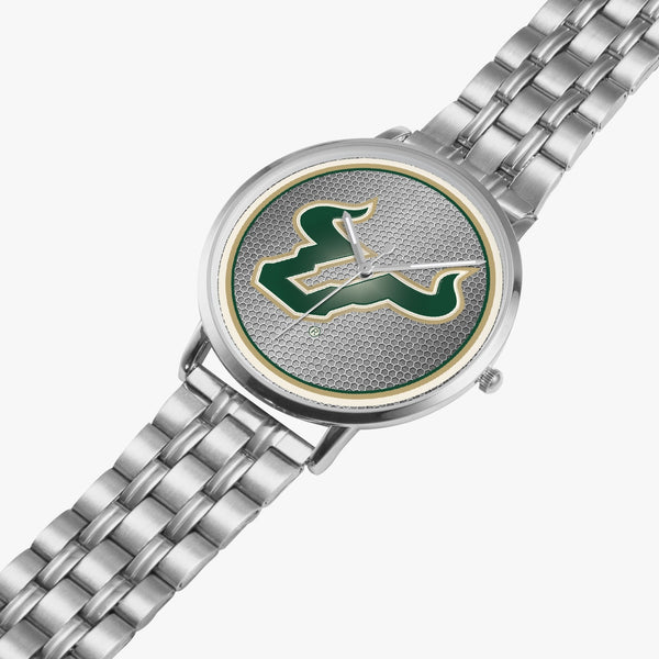 Bulls Horns Hexomesh Ring2 Steel Strap Quartz watch