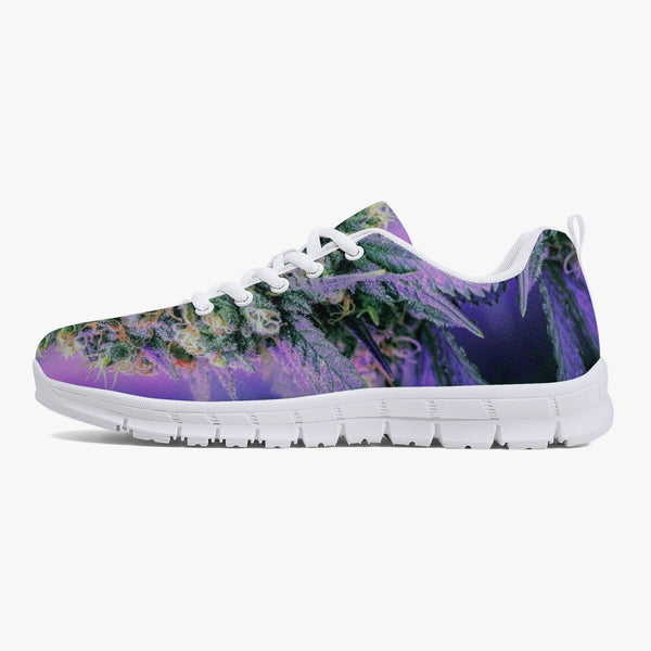 DIXL Purple Haze Classic Lightweight Mesh Sneakers - White/Black