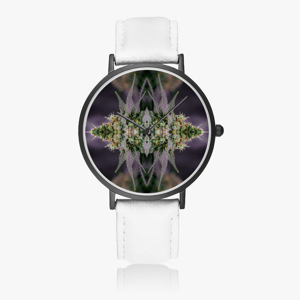 DIXL Green Grapes Leather Strap Quartz Watch
