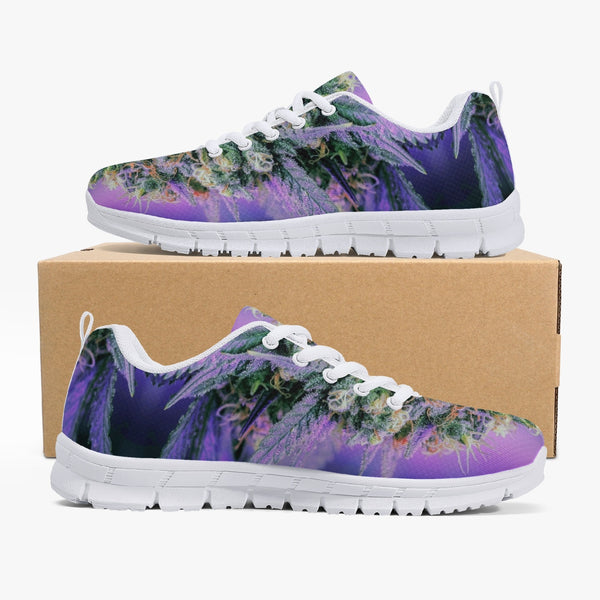 DIXL Purple Haze Classic Lightweight Mesh Sneakers - White/Black