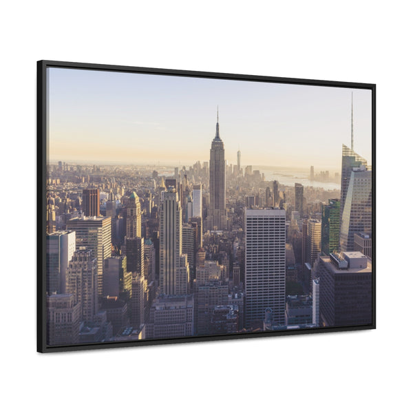 NYC Empire 36"x24" Framed Premium Gallery Wrap Canvas