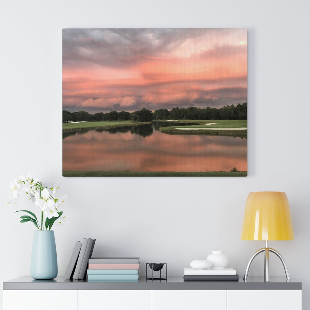 "Fazio's Sunset" Gallery Wrapped Canvas