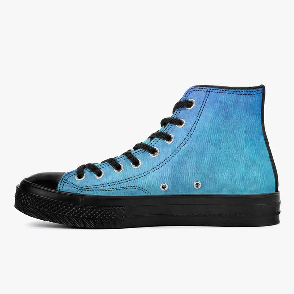 286. New High-Top Canvas Shoes - Black