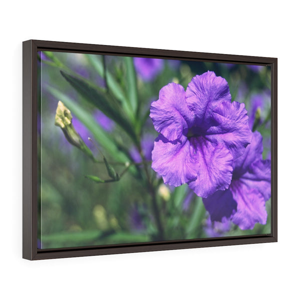 "Ruellia Lace" Framed Premium Gallery Wrap Canvas