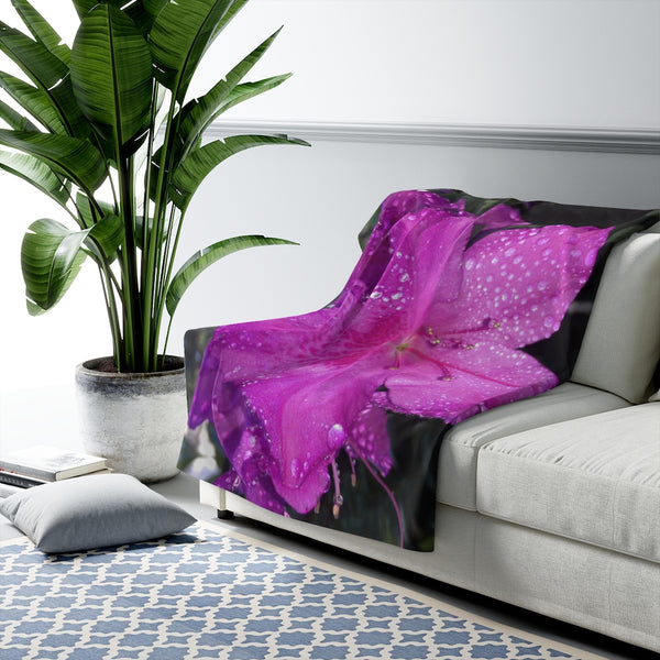 "Azalea Dreams" Sherpa Fleece Blanket