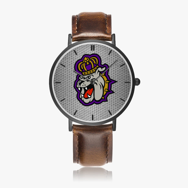 DukeDog Hexomesh Leather Strap Quartz Watch
