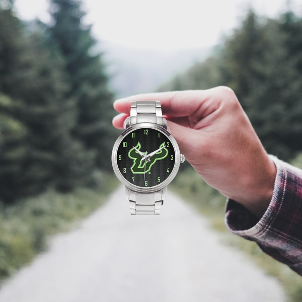 BigU Green CF Steel Strap Automatic Watch