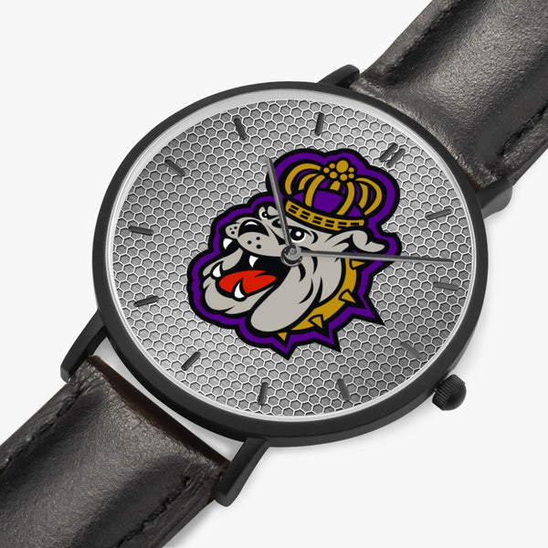 DukeDog Hexomesh Leather Strap Quartz Watch