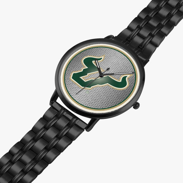 Bulls Horns Hexomesh Ring2 Steel Strap Quartz watch