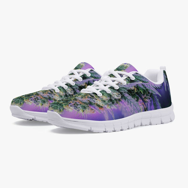 DIXL Purple Haze Classic Lightweight Mesh Sneakers - White/Black