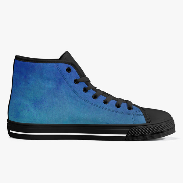 179. Classic High-Top Canvas Shoes - White/Black
