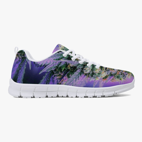 DIXL Purple Haze Classic Lightweight Mesh Sneakers - White/Black