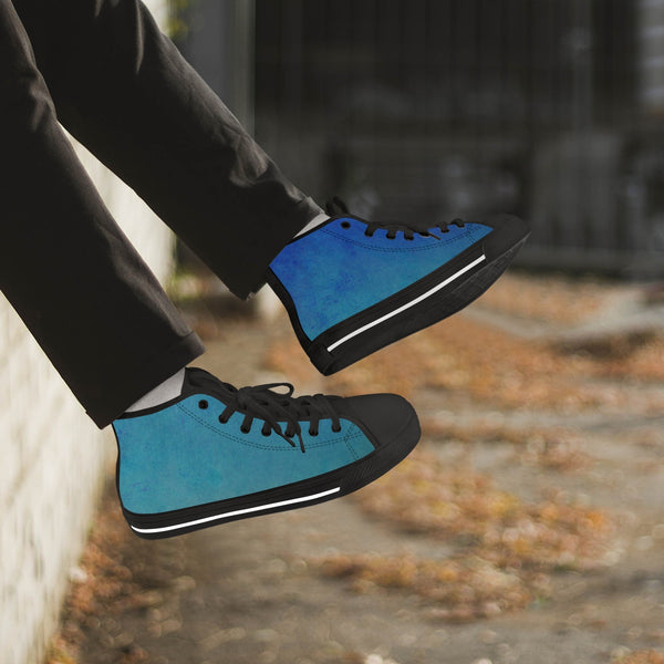 179. Classic High-Top Canvas Shoes - White/Black